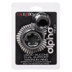 Calexotics - Bague Alpha Dual Magnum Noir
